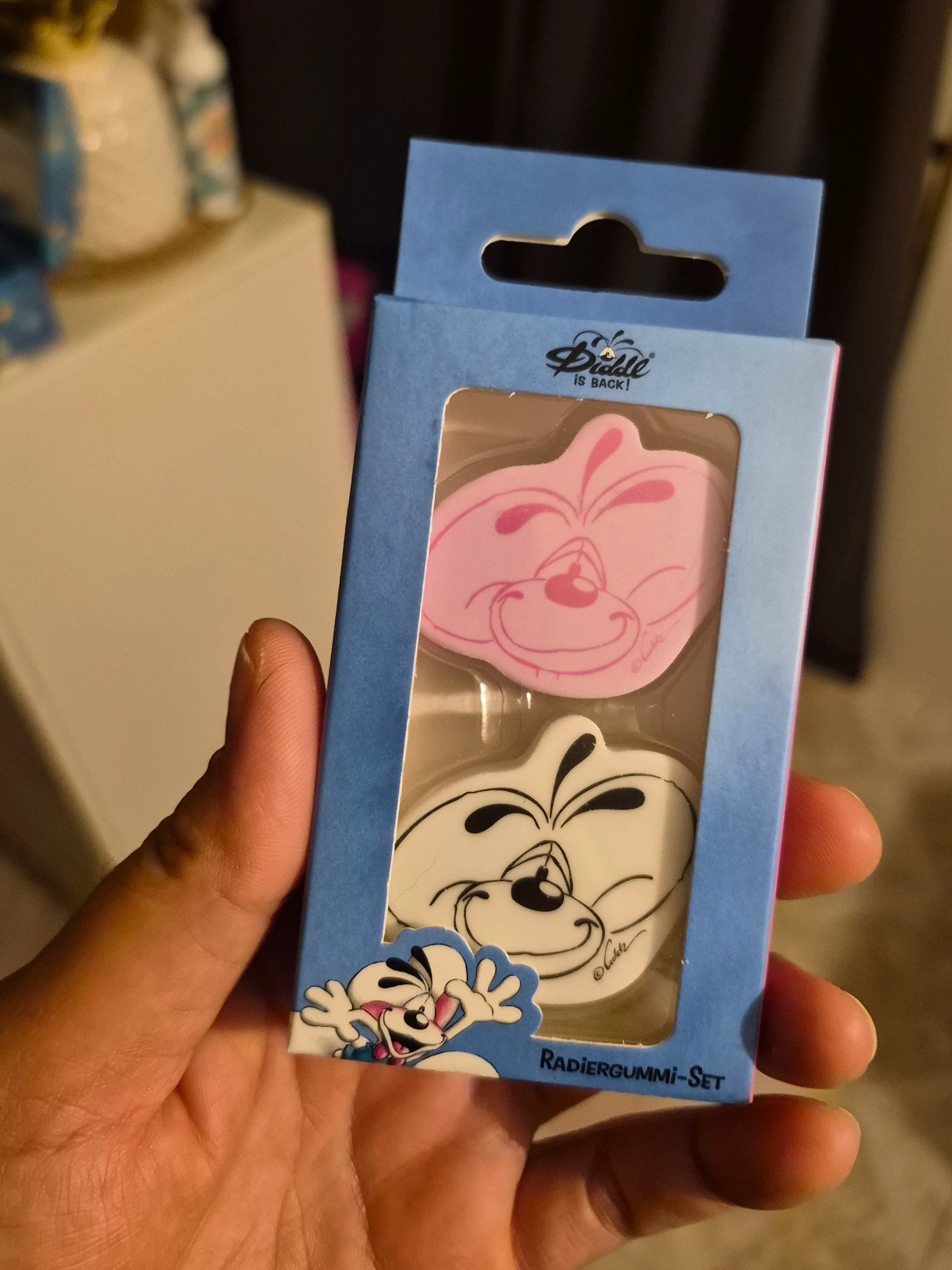 Set de 2 gommes Diddl – "Diddl is Back!" – Exclusivité Allemagne 2026 – Neuf
✨